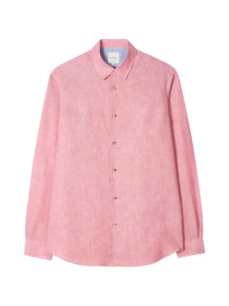 Cămașă Paul Smith de in roz