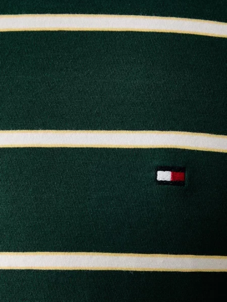 Tommy Hilfiger тениска basic мъжка от с зелено