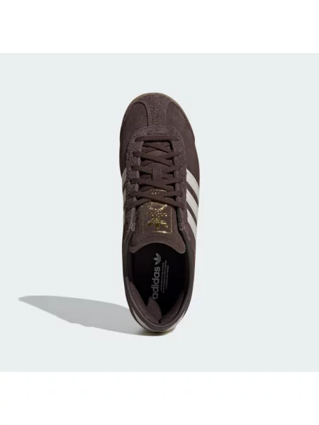 Sneakersy Adidas skórzane brązowe