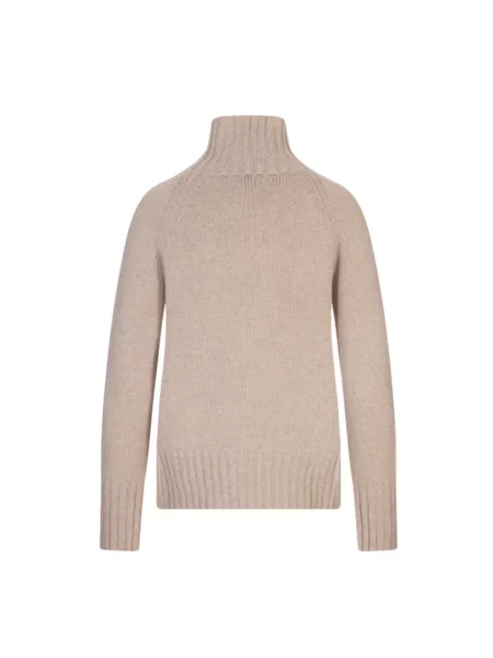Sweter Max Mara z kaszmiru beżowy