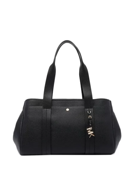 Malé baleríny Michael Michael Kors s potiskem s otevřenou patou černé