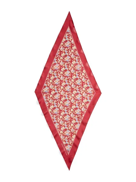 Fular Lauren Ralph Lauren de mătase roșu