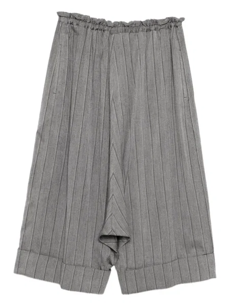 Pantaloni Y's cu dungi gri