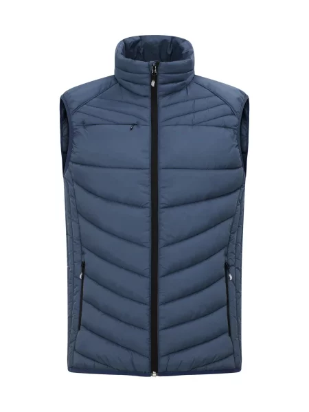 Clique Idaho Vest — lekka ocieplana kamizelka z z recyklingu – Fog niebieska