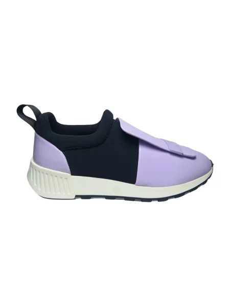 Sneakersy Sergio Rossi skórzane fioletowe