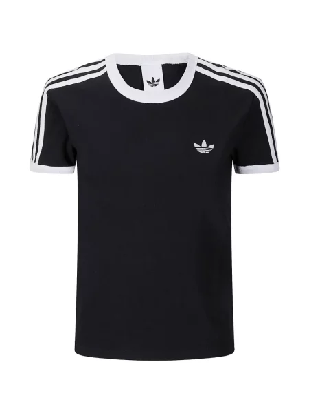 Μπλούζα Adidas με αυτόγραφο με κορδόνι με λαιμόκοψη v καφέ