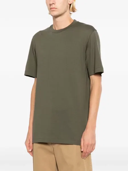 Tricou Brioni cu decolteu rotund verde