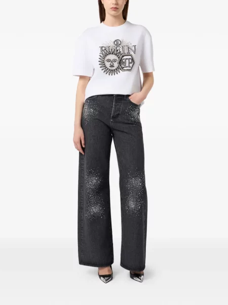 Džínsy Philipp Plein sivá