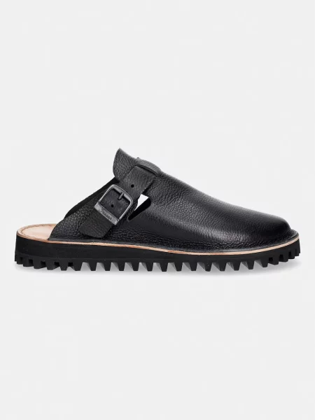 Fracap шльопанці шкіряні Mules Nero