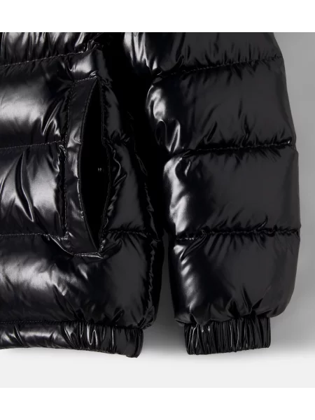 Gyerek pehelydzseki Moncler Enfant fekete