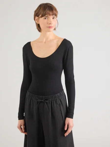 ABOUT YOU Tricou body Luna' negru