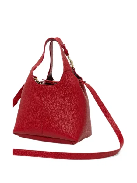 Kožna shopper torbica Coccinelle crvena