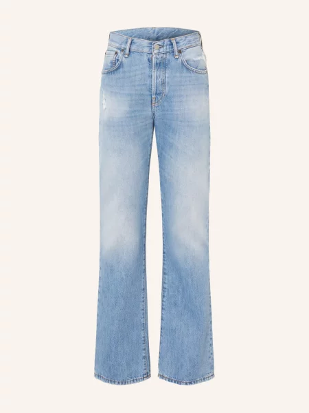 Acne Studios Rovné Džíny light blue modré