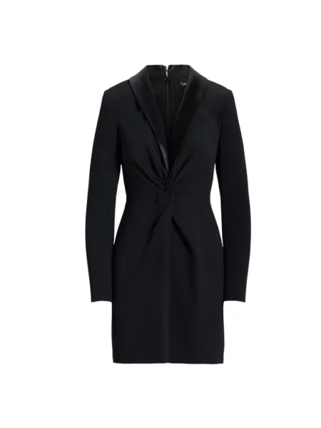 Sukienka koktajlowa Ralph Lauren ze spandexu czarna
