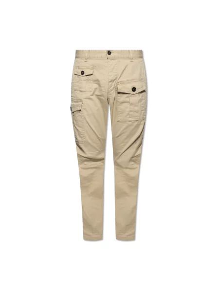 Bojówki Sexy Cargo Fit blau beżowe