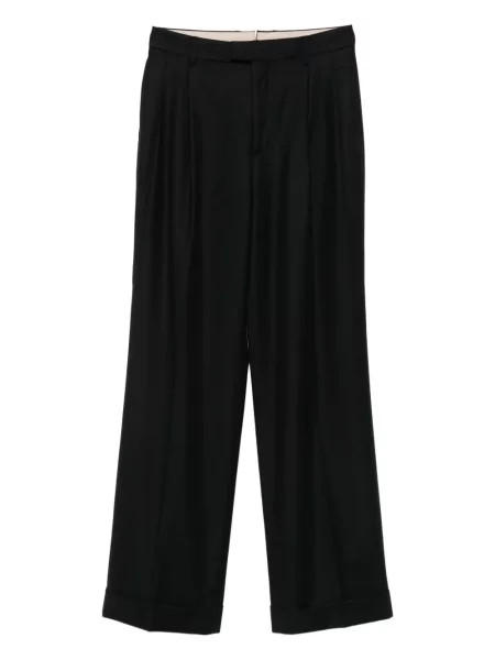Pantaloni Berwich plisate negru