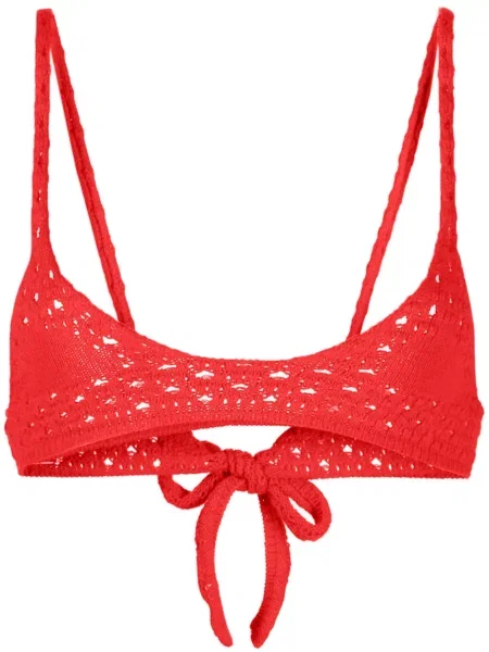 Sutien bralette Cashmere In Love din cașmir roșu