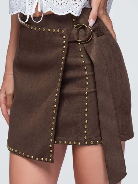 Fusta mini Ombre maro