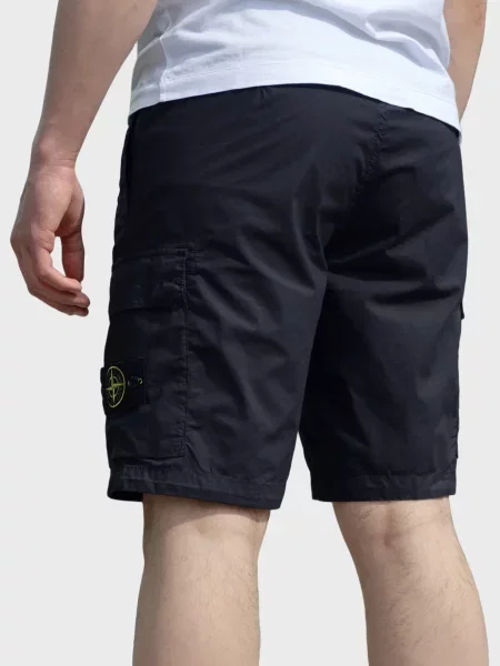Шорты Stone Island с камнями синие