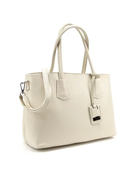 RoyalBag Сумка Молочний Шкіра