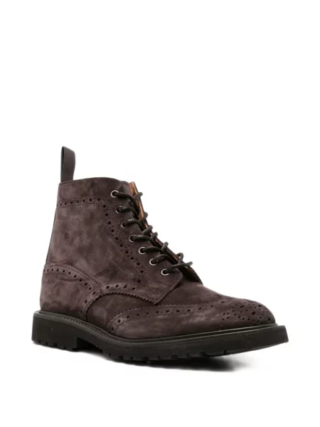 Botine Tricker's din piele de căprioară maro