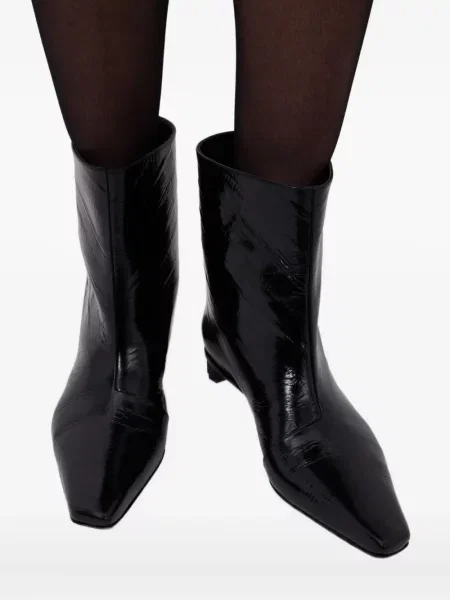 Botine Loulou De Saison din piele negru