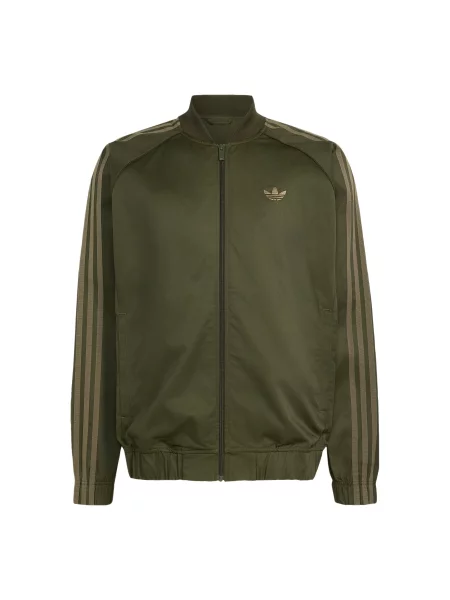 ADIDAS ORIGINALS Φθινοπωρινό και ανοιξιάτικο μπουφάν Sst Adicolor Classics χακί / σκούρο πράσινο