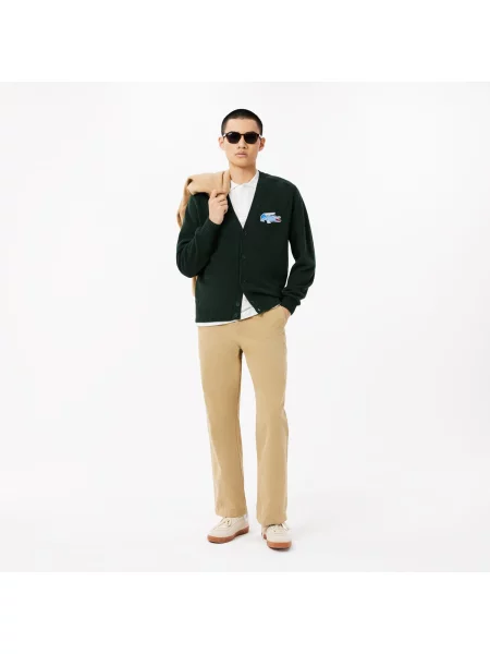 Кардиган Lacoste зеленый