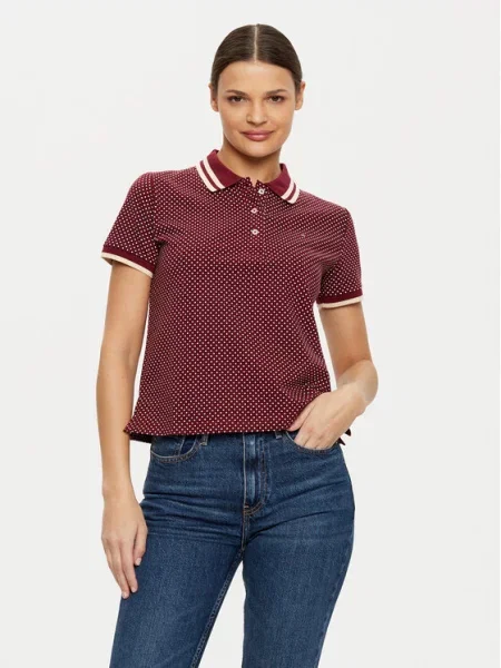 Tommy Hilfiger Polo czerwony