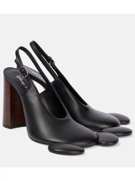 Pantofi cu toc Coperni din piele slingback negru