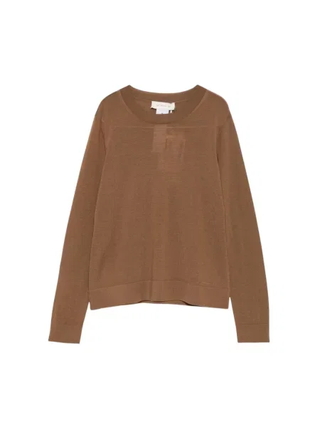 Sweter Max Mara wełniany brązowy