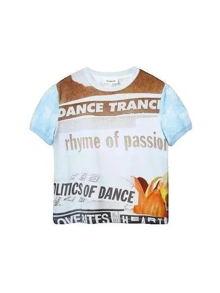 Tricou Desigual albastru