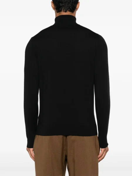 Вълнен пуловер Piacenza Cashmere черно