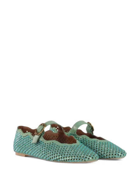 Балеринки Kurt Geiger London без ток зелено