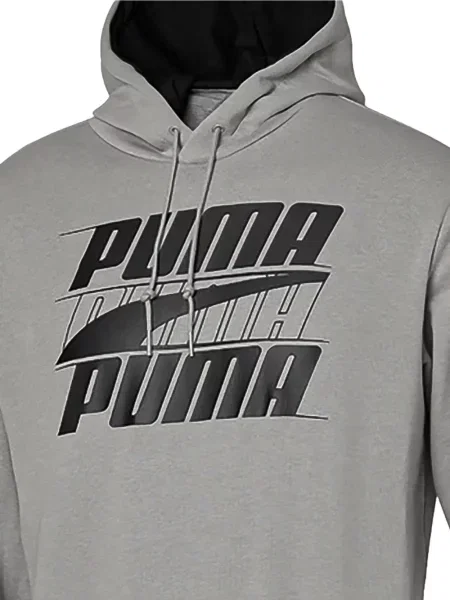 Hanorac cu glugă Puma gri