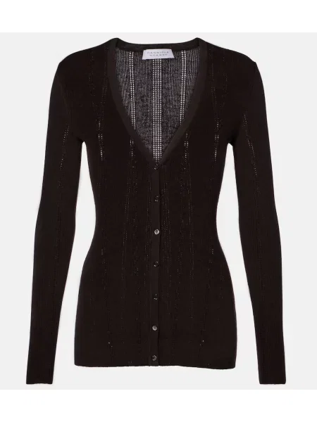 Cardigan Gabriela Hearst de lână negru