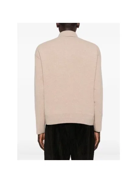 Sweter Jacquemus z kaszmiru beżowy