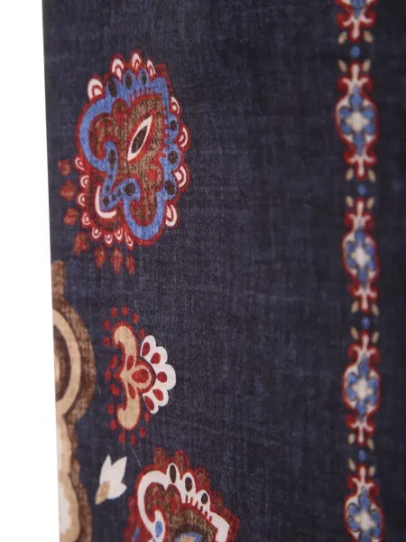 Fular Dell'oglio cu imagine cu model paisley