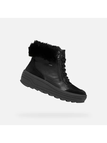 Kotníkové boty Geox černé