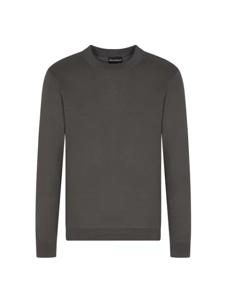 Sweter Emporio Armani szary