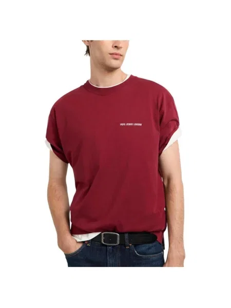 Tricou Pepe Jeans roșu