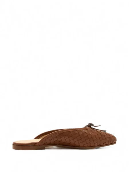 Pantofi loafer Sophique cu funde maro