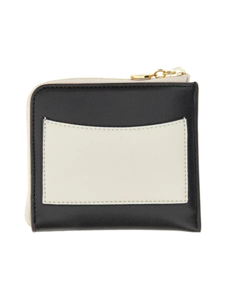 Portfel Stella Mccartney skórzany z logo czarny