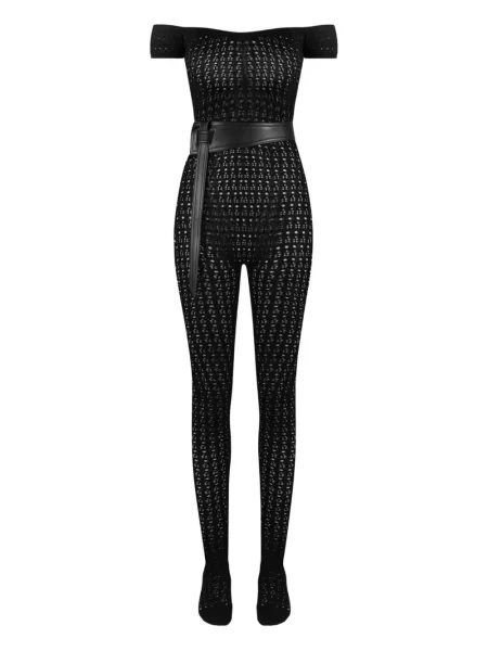 Salopetă Manière De Voir tricotate negru