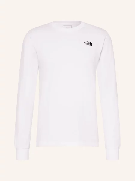 The North Face longsleeve Simple Dome biała