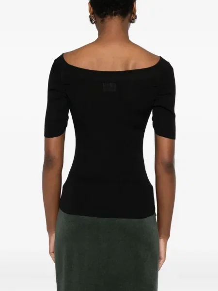 Top Khaite tricotate negru