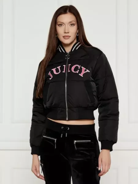 Juicy Couture Geacă bomber KELSEY | Cropped Fit negru