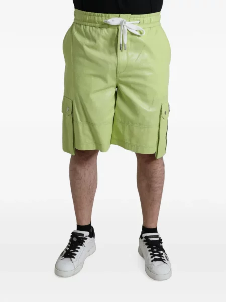 Pantaloni scurți cargo Dolce & Gabbana cu cordon verde