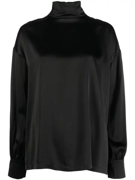 Bluză Fabiana Filippi din satin negru