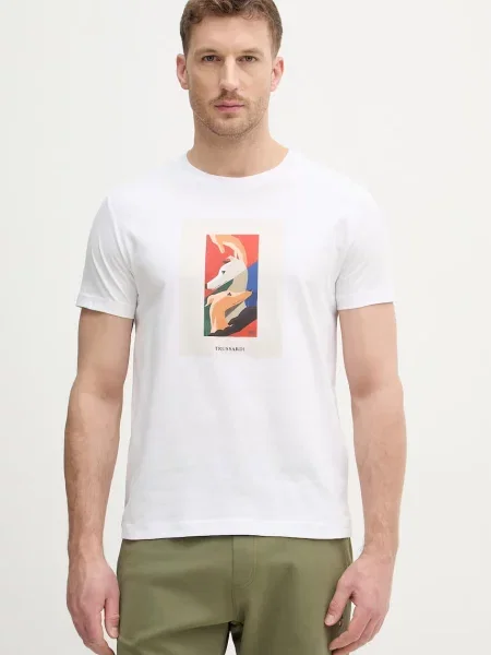 Trussardi tricou din alb